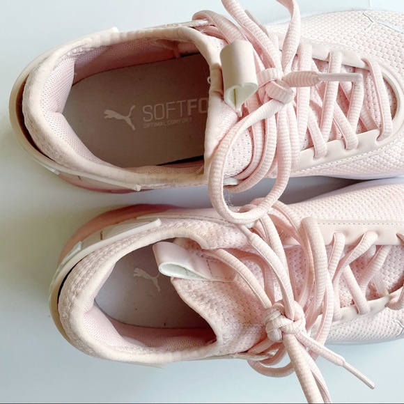 PUMA Amare Pink & White Women's Sneakers - Picture 6 of 8